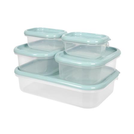 ชุดกล่องอาหาร 10 ชิ้น พร้อมฝา KECH NO.9045 สีเขียว_1