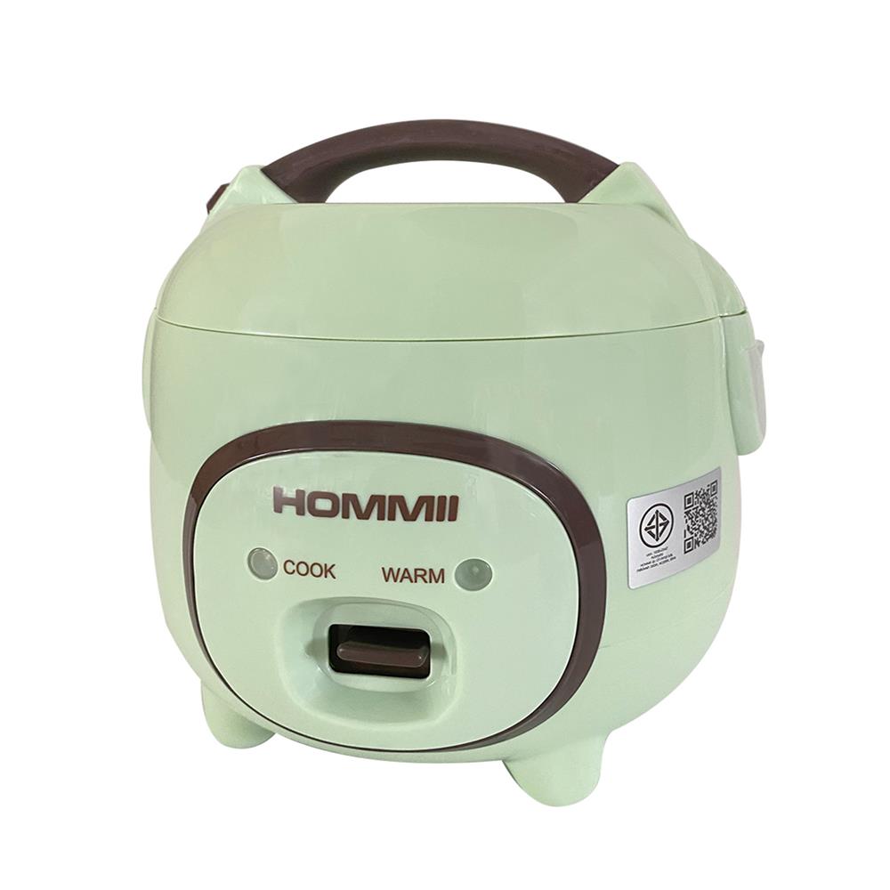 หม้อหุงข้าว MANUAL HOMMII OT-RF03 0.6 ลิตร สีเขียว