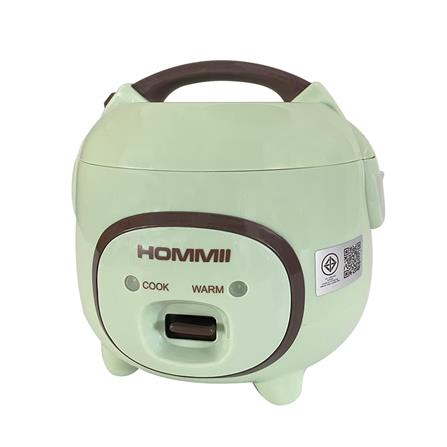 หม้อหุงข้าว MANUAL HOMMII OT-RF03 0.6 ลิตร สีเขียว_1