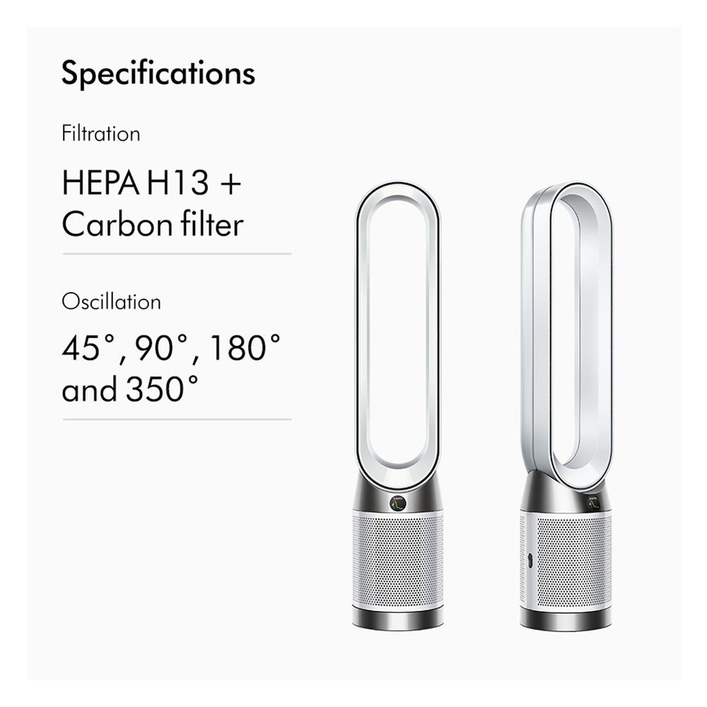 เครื่องฟอกอากาศ DYSON TP10 WH/WH 27 ตารางเมตร