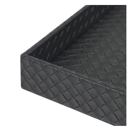 ถาด PVC KECH WEAVE L 35x25x4ซม. สีดำ_3