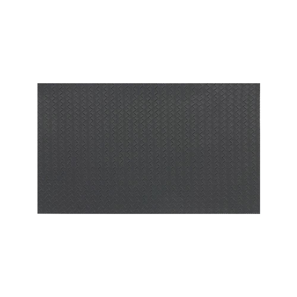 แผ่นรองจาน PVC KECH WEAVE สีดำ