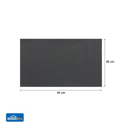 แผ่นรองจาน PVC KECH WEAVE สีดำ_4