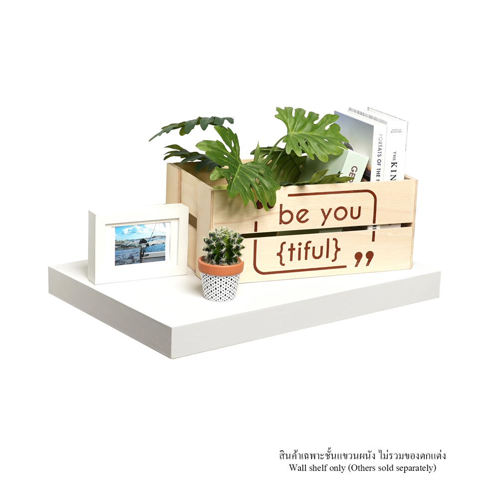 ชั้นแขวนผนัง FASTTECT SS4060-P-WHITE 60 ซม. สีขาว