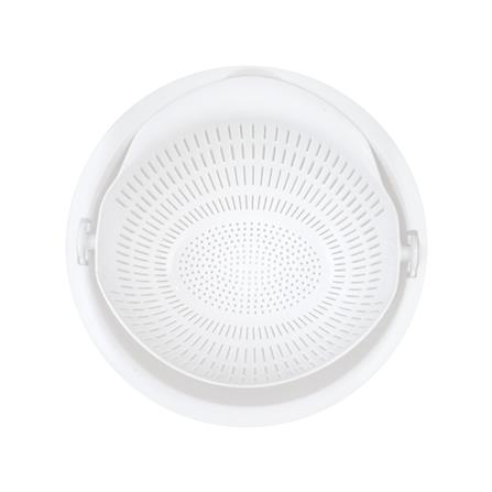 ชุดตะกร้าล้างผัก KECH VEGGI สีขาว/เทา_3