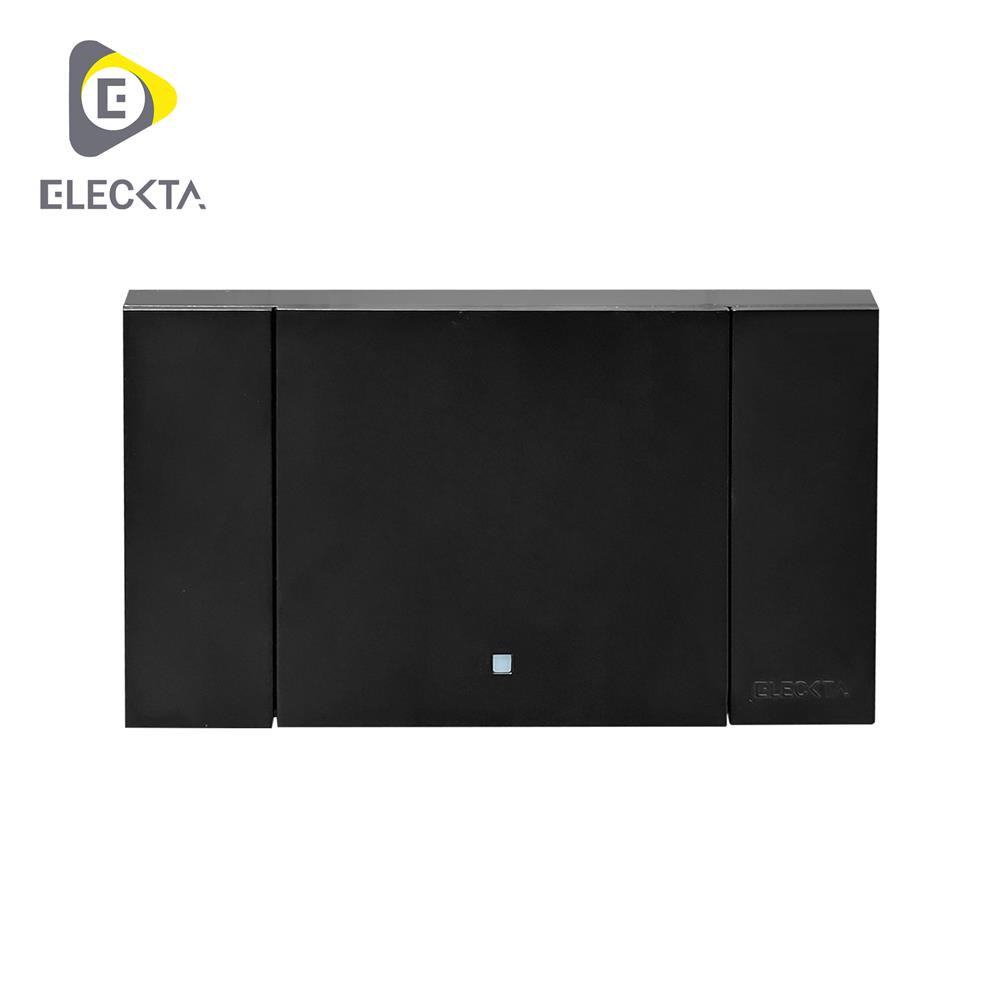 ชุดสวิตช์ 1 ทาง 1 ช่อง ELECKTA VERVE สีดำ_1
