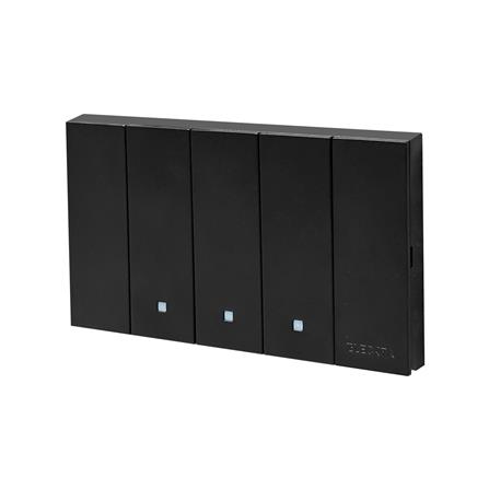 ชุดสวิตช์ 1 ทาง 3 ช่อง ELECKTA VERVE สีดำ_2