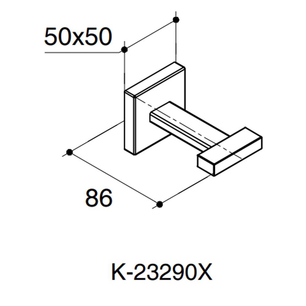 ขอแขวนผ้า KOHLER K-23290X-CP สีโครม