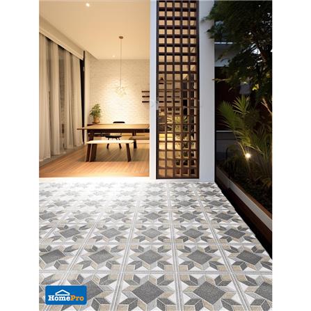 กระเบื้องพื้น 40x40 ซม. TARA สแควร์ บ๊อกซ์ น้ำตาล 0.96 ตร.ม._1