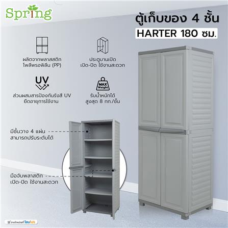 ตู้เก็บของ 4 ชั้น SPRING HARTER 180 ซม._10