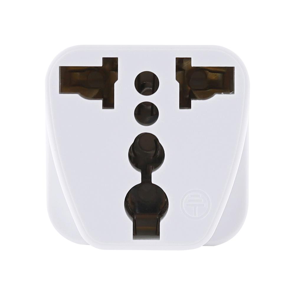 ปลั๊กแปลง 2 ขาแบน TOSHINO CO-7B สีขาว