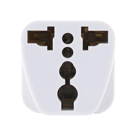 ปลั๊กแปลง 2 ขาแบน TOSHINO CO-7B สีขาว