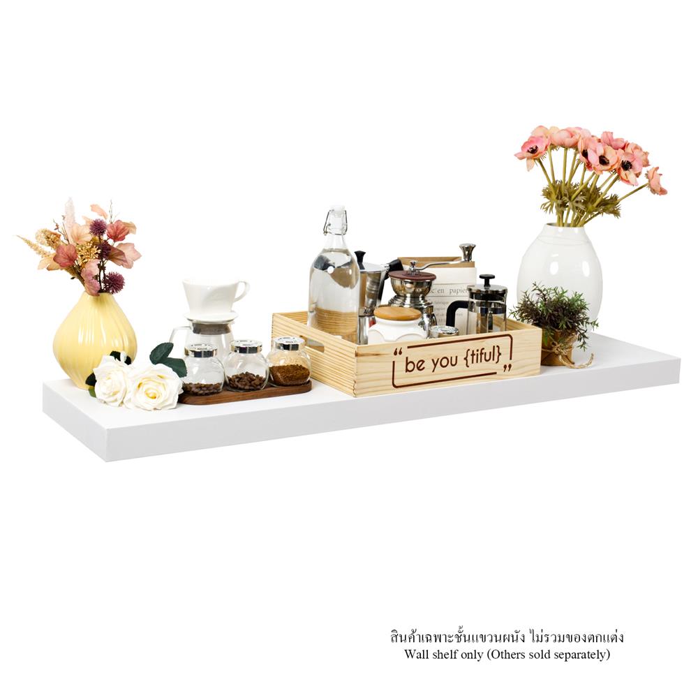 ชั้นแขวนผนัง FASTTECT SS30120-P-WHITE 120 ซม. สีขาว