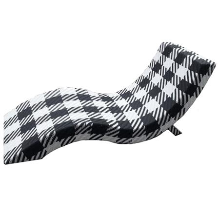 เตียงริมสระ IVY ZEBRA SUNBED SB015 สีขาว/ดำ_0