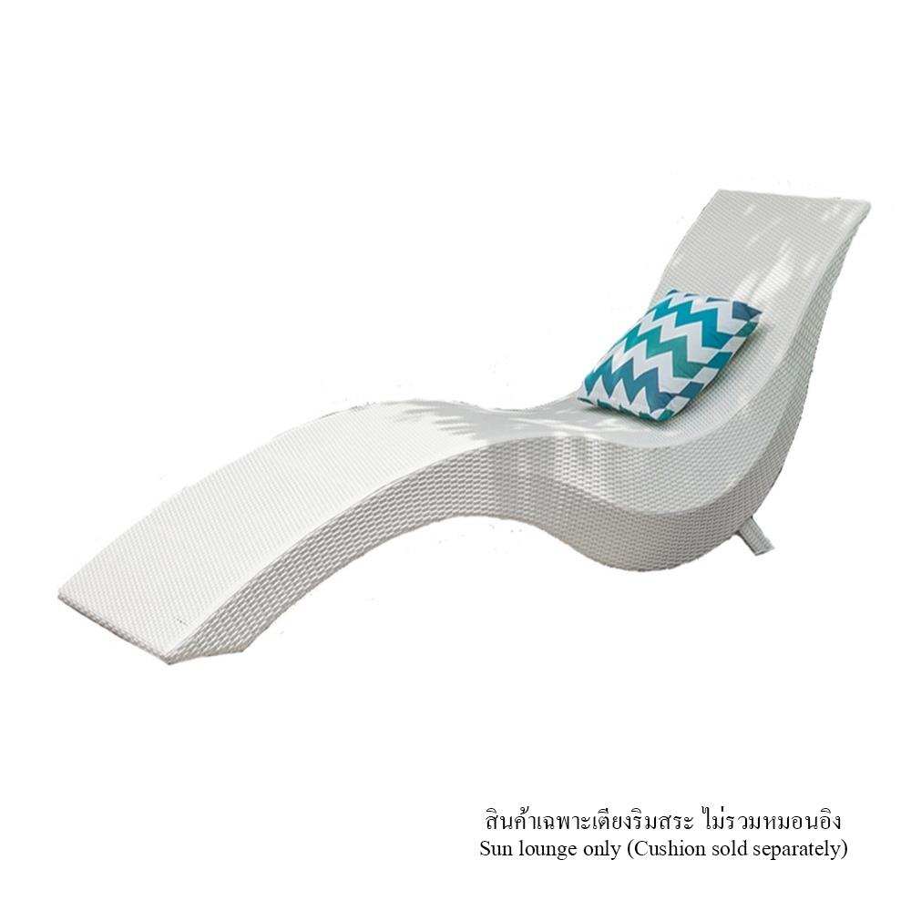 เตียงริมสระ IVY WATSON SUNBED SB002 สีขาว