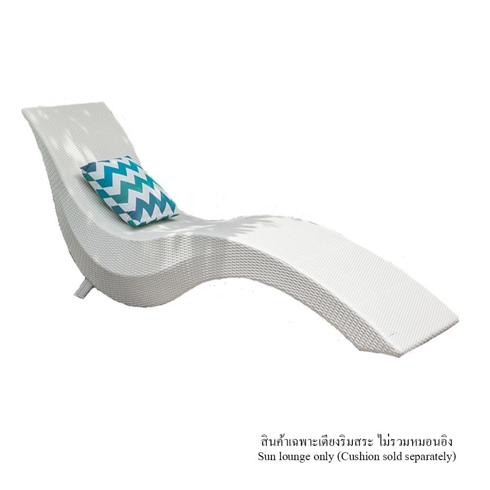 เตียงริมสระ IVY WATSON SUNBED SB002 สีขาว