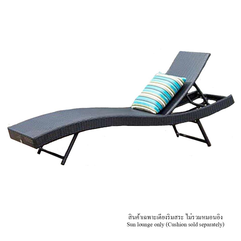 เตียงริมสระ IVY SOUL SUNBED SB019 สีน้ำตาล