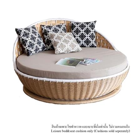 เตียงพักผ่อน IVY ELITE DB031 สีน้ำตาลอ่อน_1