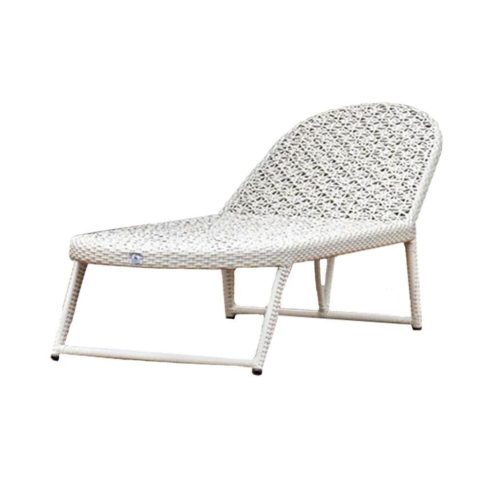 เตียงริมสระ IVY FLOWER SUNBED SB013 สีขาว