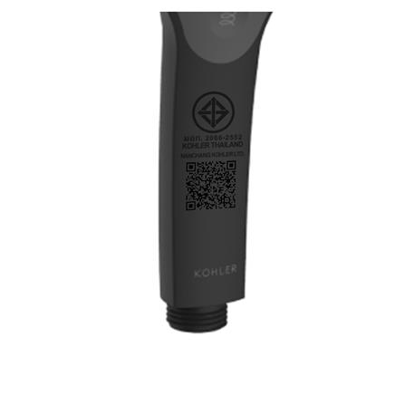 หัวฝักบัวสายอ่อน 3 ระดับ KOHLER K-24717T-BL สีดำ_2