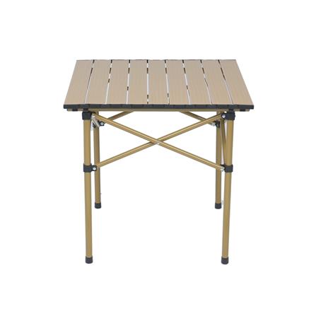 โต๊ะพับเหล็กตั้งแคมป์ SPRING LIGHT WOOD 50 ซม. สีน้ำตาลอ่อน_1