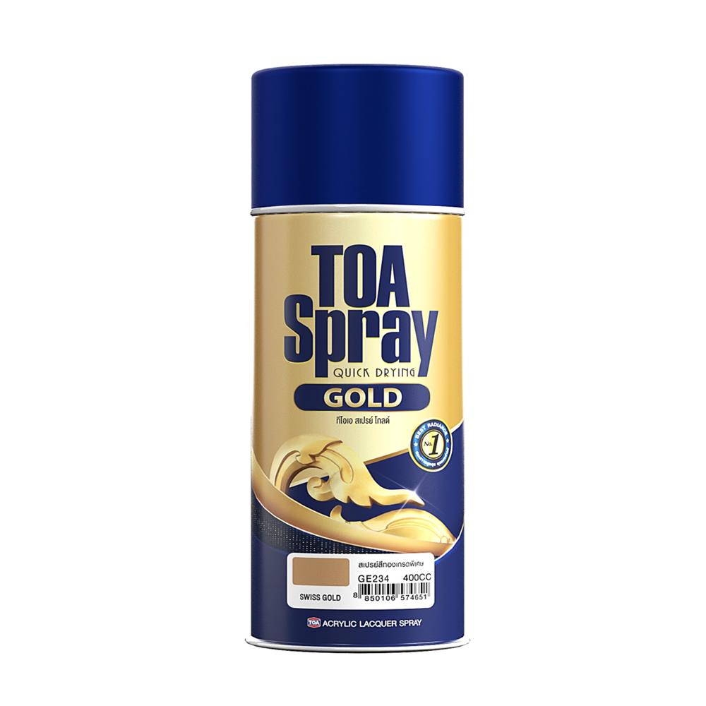สีสเปรย์ TOA GE234 สี SWISS GOLD 400 ซีซี_1