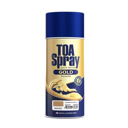 สีสเปรย์ TOA GE234 สี SWISS GOLD 400 ซีซี