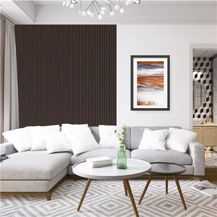 แผ่นผนัง PS LINEDEKOR DL002-12 12x1.2x300 ซม. สีโอ๊คเข้ม_2