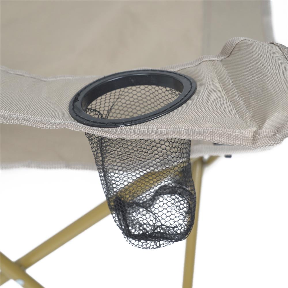 เก้าอี้พับตั้งแคมป์ SPRING LIGHT WOOD 80x52 ซม. สีครีม