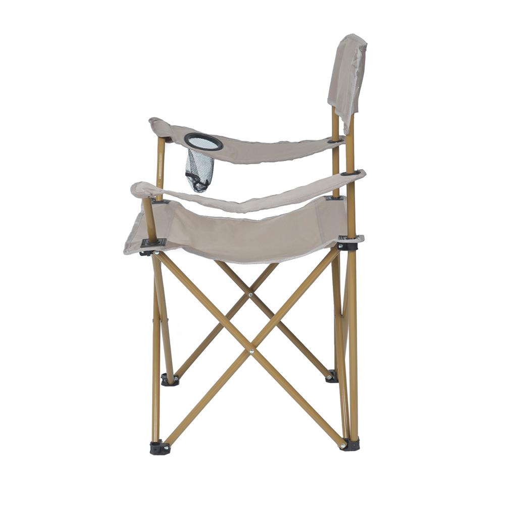 เก้าอี้พับตั้งแคมป์ SPRING LIGHT WOOD 80x52 ซม. สีครีม