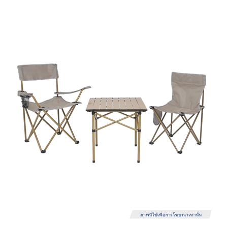 เก้าอี้พับตั้งแคมป์ SPRING LIGHT WOOD 80x52 ซม. สีครีม_8