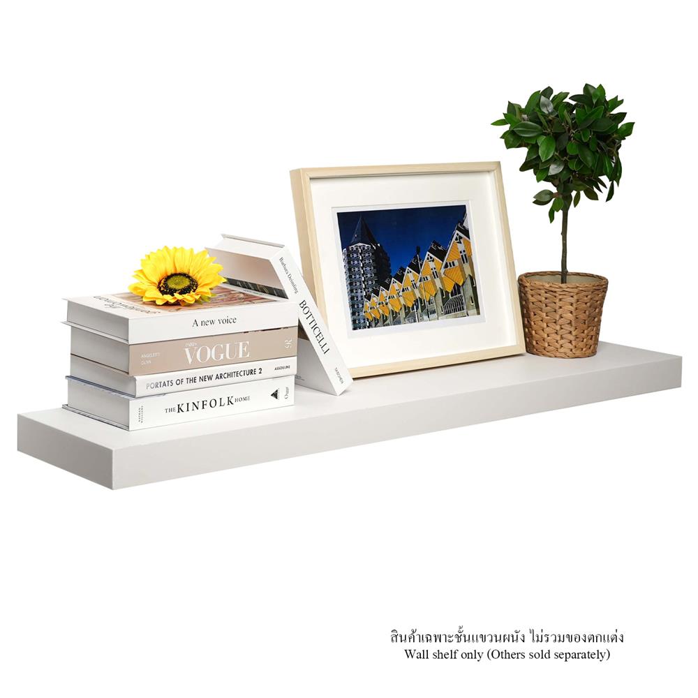 ชั้นแขวนผนัง FASTTECT SS2411-P-WHITE 110 ซม. สีขาว