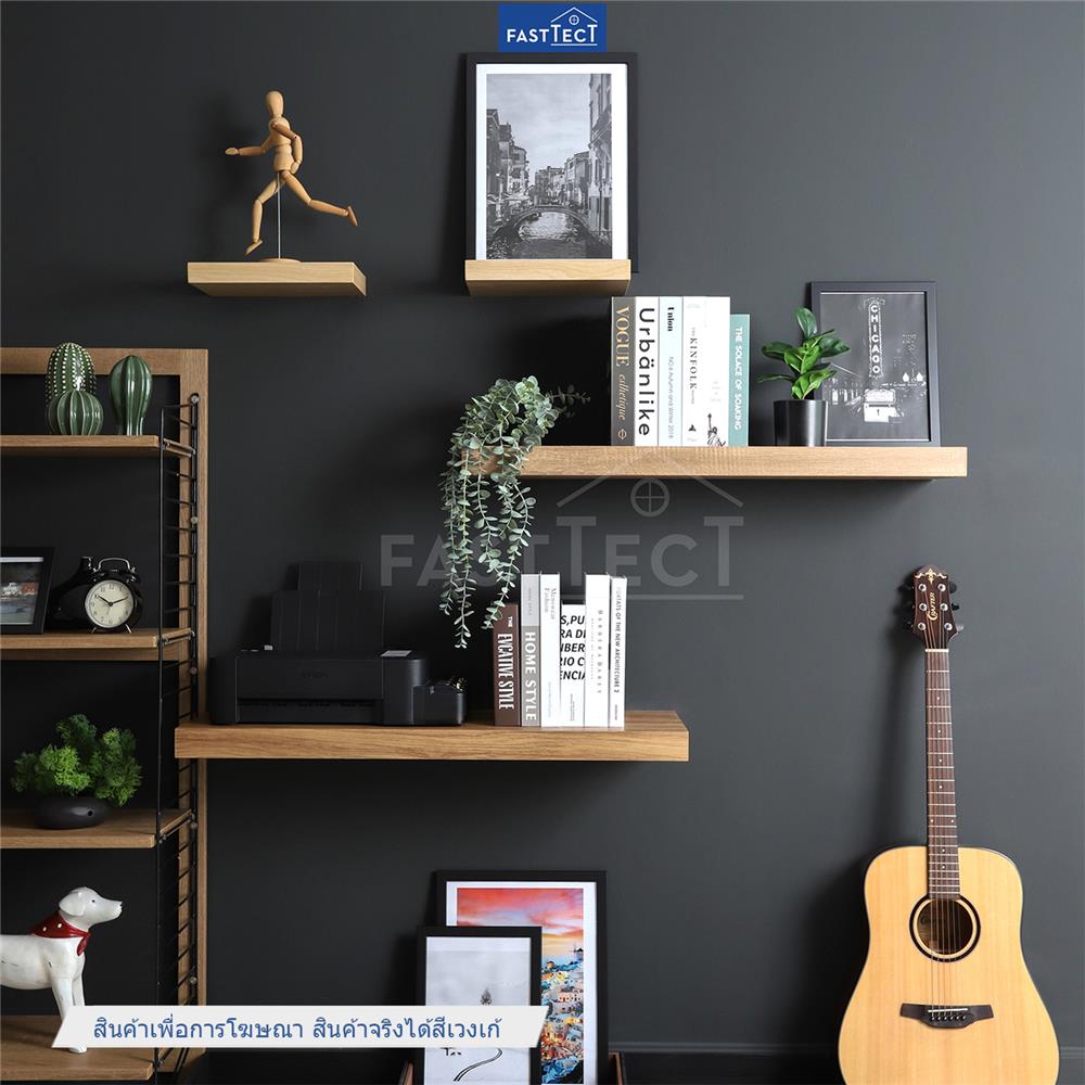 ชั้นแขวนผนัง FASTTECT SS2406-P-WENGE 60 ซม. สีเวงเก้