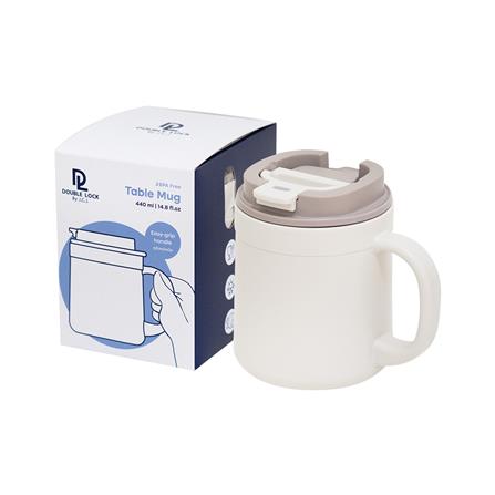 แก้วน้ำมีฝา 0.44 ลิตร DOUBLE LOCK TABLE MUG NO.1805 สีเบจ_3