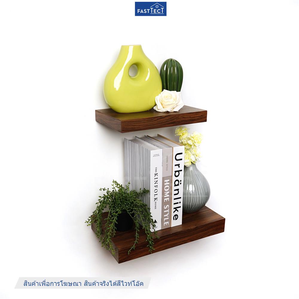 ชั้นแขวนผนัง FASTTECT SS2404-P-WHOAK 40 ซม. สีไวท์โอ๊ค