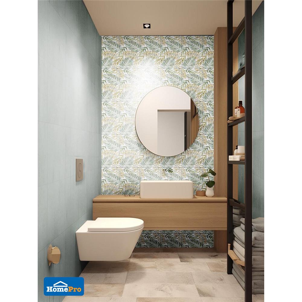 กระเบื้องผนัง 25x40 ซม. TARA แบมบูลีฟ มัลติคัลเลอร์ 1 ตร.ม.