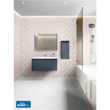 กระเบื้องผนัง 25x40 ซม. TARA ฟลอร่าโรส กลาง พิงค์ 1 ตร.ม._2