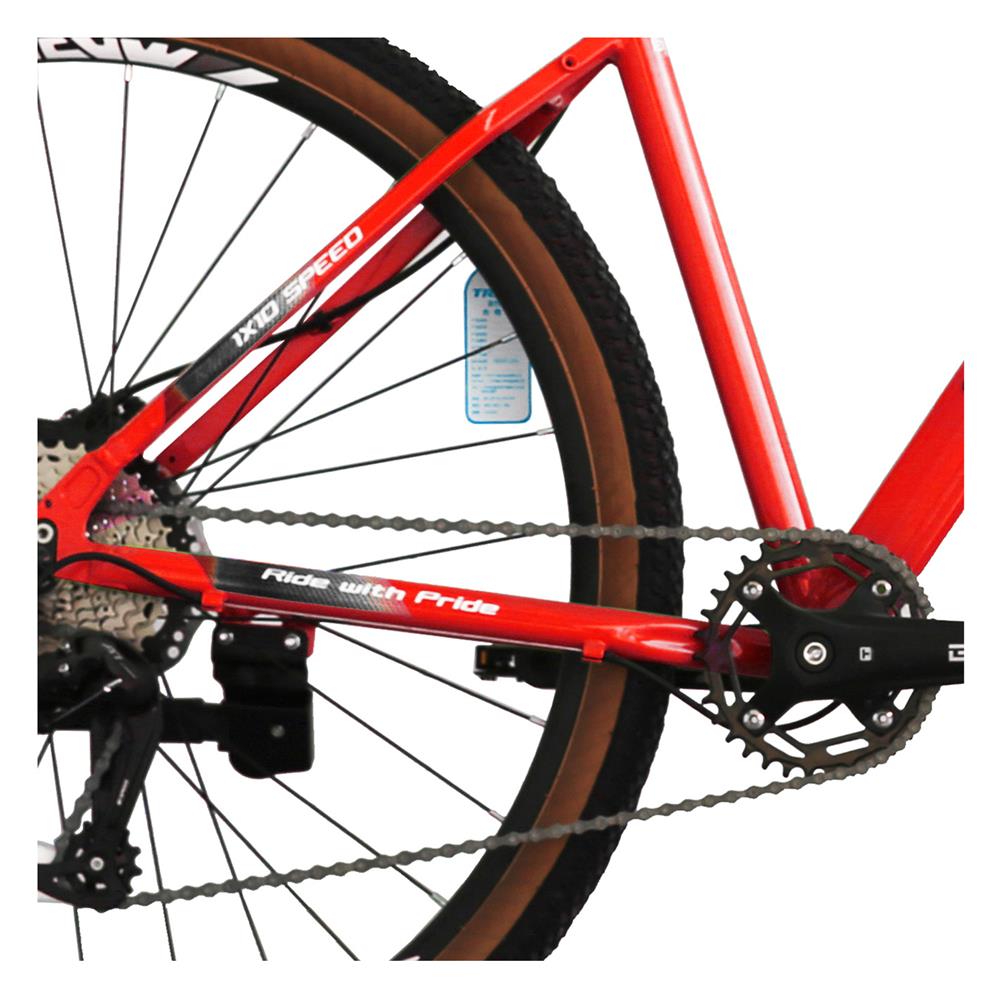 จักรยานเสือภูเขา TRINX M1000P สีดำ/แดง