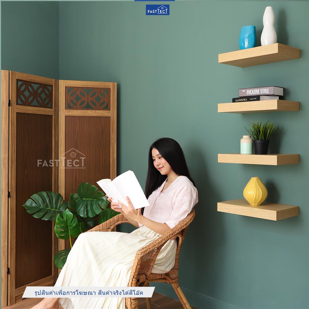 ชั้นแขวนผนัง FASTTECT SS2404-P-OAK 40 ซม. สีโอ๊ค