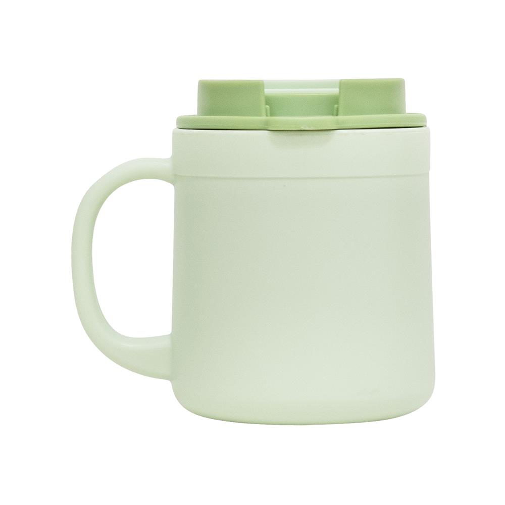 แก้วน้ำมีฝา 0.44 ลิตร DOUBLE LOCK TABLE MUG NO.1805 สีเขียว