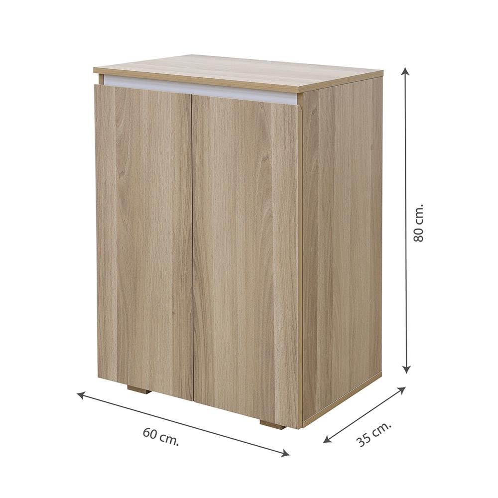 ตู้รองเท้า FURDINI AUSTIN 60 ซม. สีไวท์โอ๊ค/ขาว