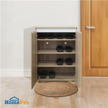 ตู้รองเท้า FURDINI AUSTIN 60 ซม. สีไวท์โอ๊ค/ขาว_5