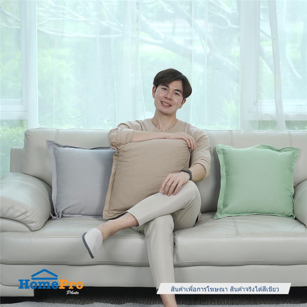 หมอนอิง HOME LIVING STYLE ORGANII 18X18 นิ้ว สีเขียว