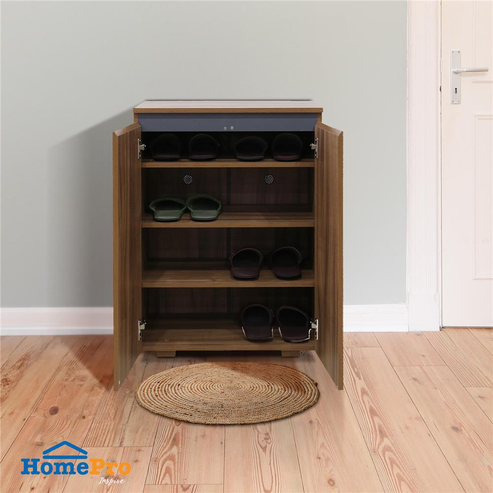 ตู้วางรองเท้า FURDINI AUSTIN 60 ซม. สีวอลนัท/เทา