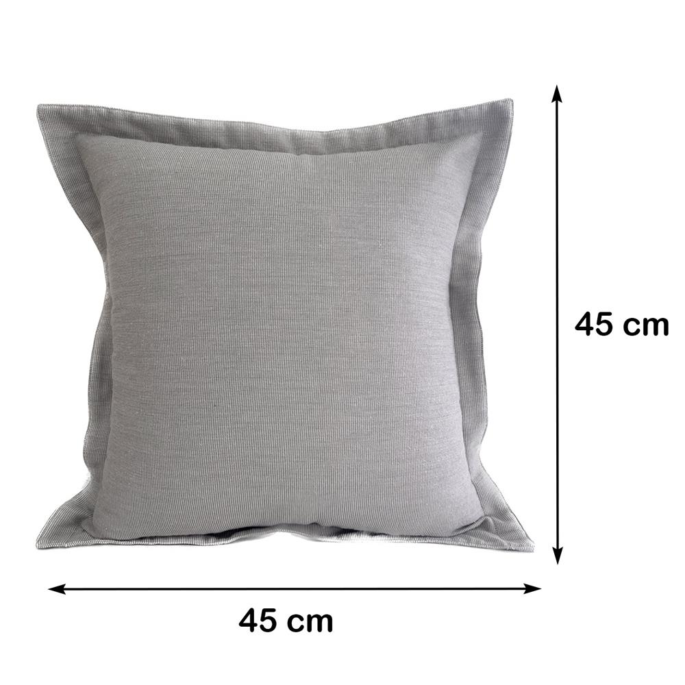 หมอนอิง HOME LIVING STYLE ORGANII 18X18 นิ้ว สีเทา