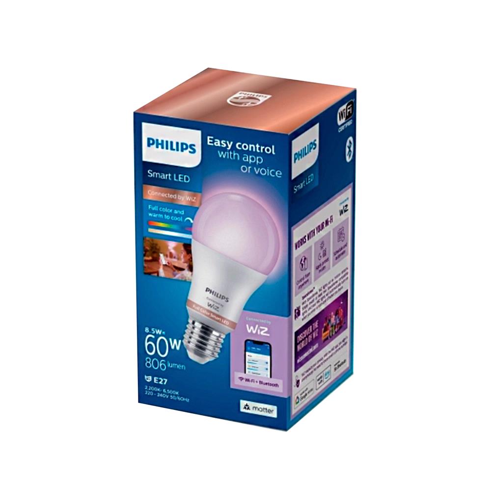 หลอด LED PHILIPS รุ่น WIZ 8.5 วัตต์ RGB E27