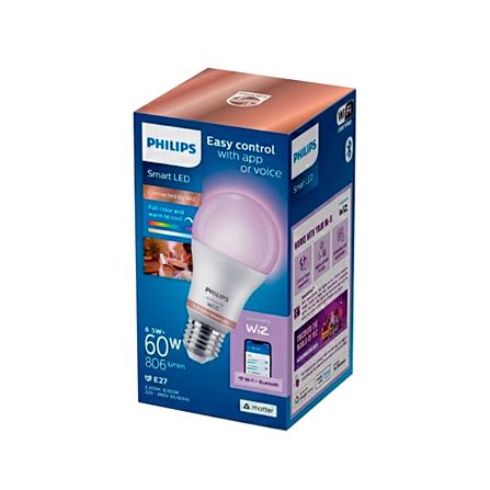 หลอด LED PHILIPS รุ่น WIZ 8.5 วัตต์ RGB E27_1