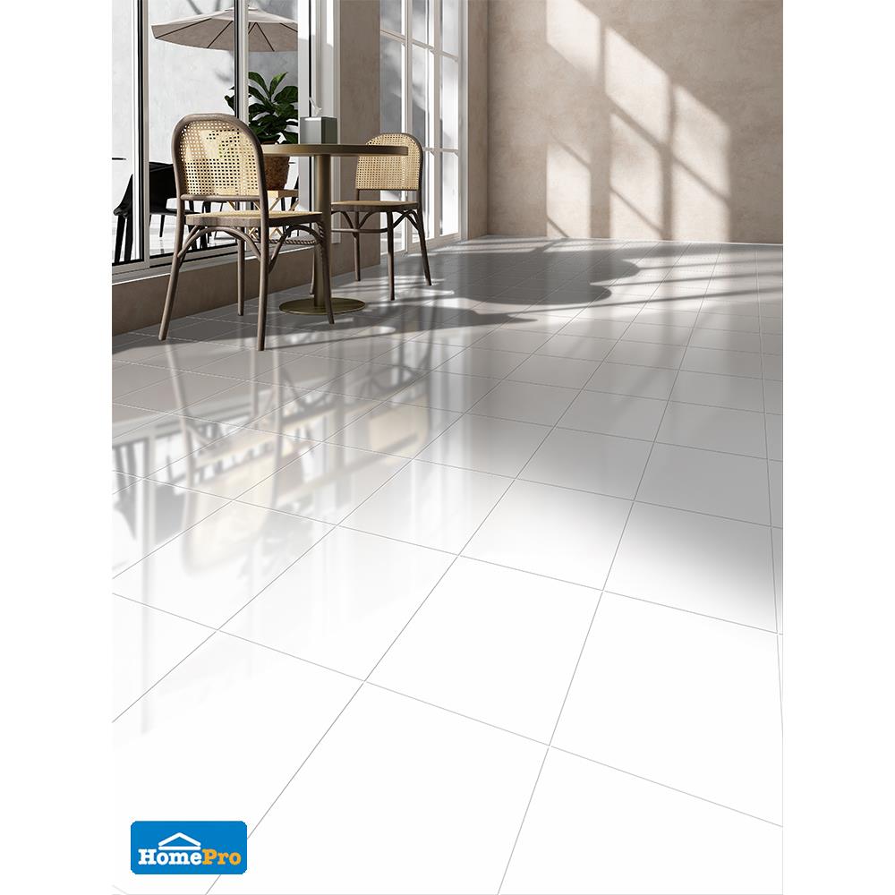 กระเบื้องพื้น 12x12 นิ้ว DURAGRES ดูรา ขาว A 1 ตร.ม.