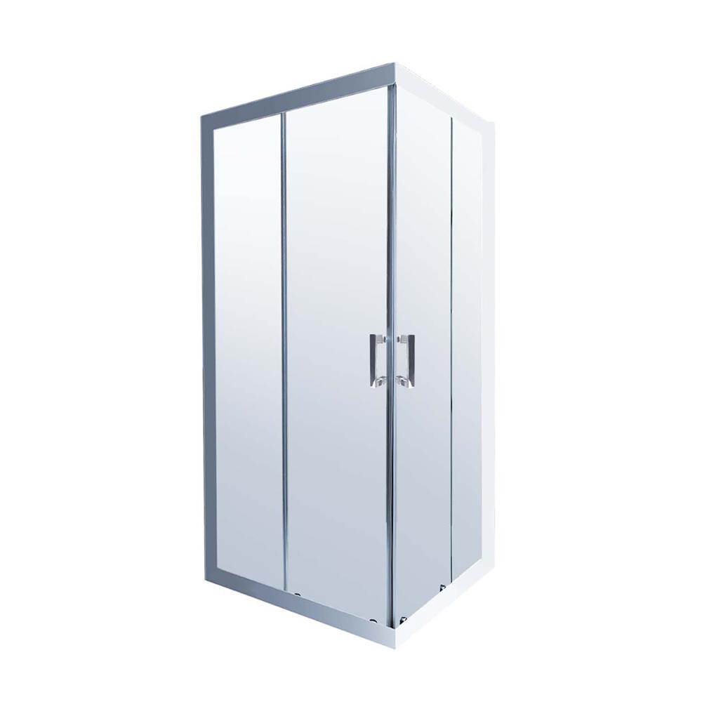 ฉากกั้นอาบน้ำ I-SPA I-SQU003GWH  90x90x190 ซม. สีขาว