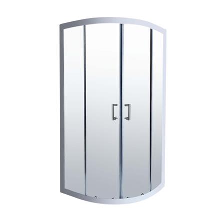 ฉากกั้นอาบน้ำ I-SPA I-CUR004GWH 100x100x190 ซม. สีขาว